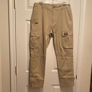 HHZ Men's Tan Cargo Pants…size 32